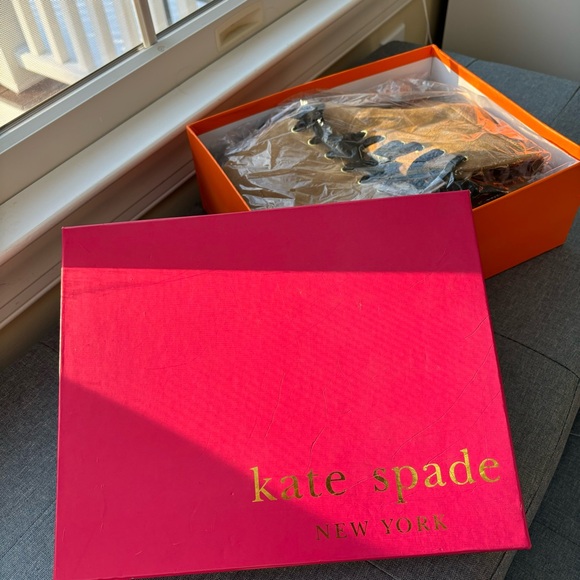 Kate Spade New York Saundra Suede Honey Wedged Boots - Picture 9 of 11